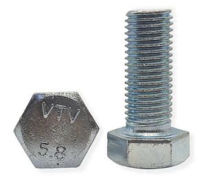 Болт DIN 933 М10х16 ( 5.8 ) цинк КГ